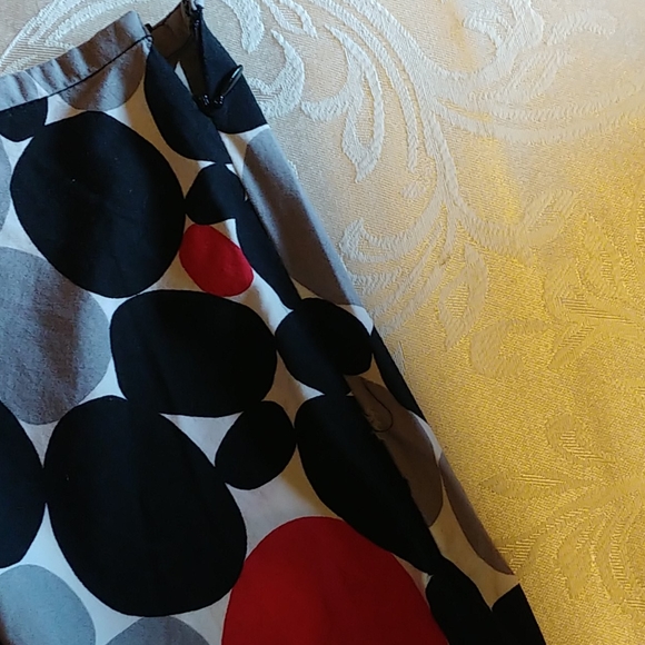 New York & Company A-Line Polka Dot Skirt - Picture 3 of 3